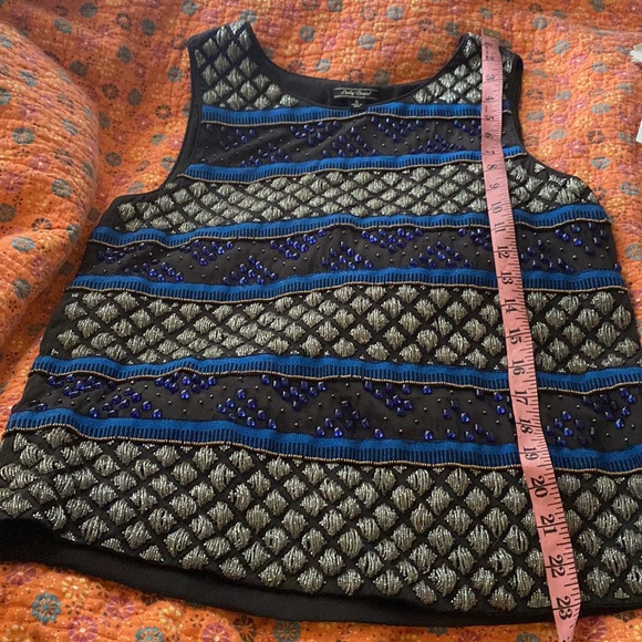 Lucky Brand beaded and embellished tank Sz. S - Picture 11 of 12